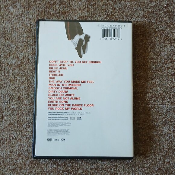 Michael Jackson Number Ones DVD - Picture 2 of 3